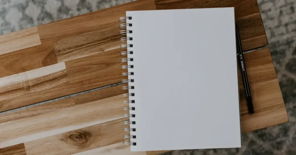 Picture of a notebook